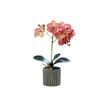 Realistic Artificial Orchid Flower Bonsai 8 Flowers Fake Orchid  Home Garden Decoration
