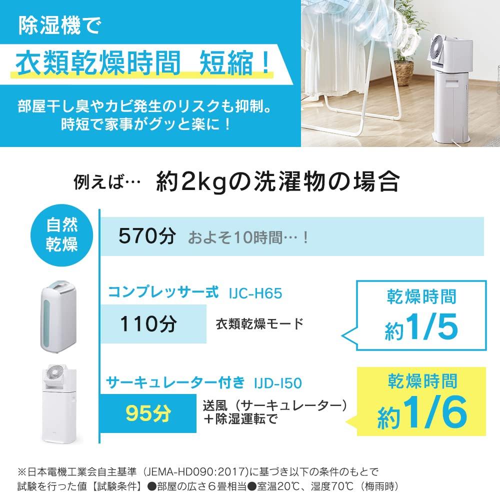 Iris Ohyama Dehumidifier Clothes Drying Compressor Type 30 Tatami Air Purifier Included Dehumidifier Dehumidification Volume 4L With Timer Quiet