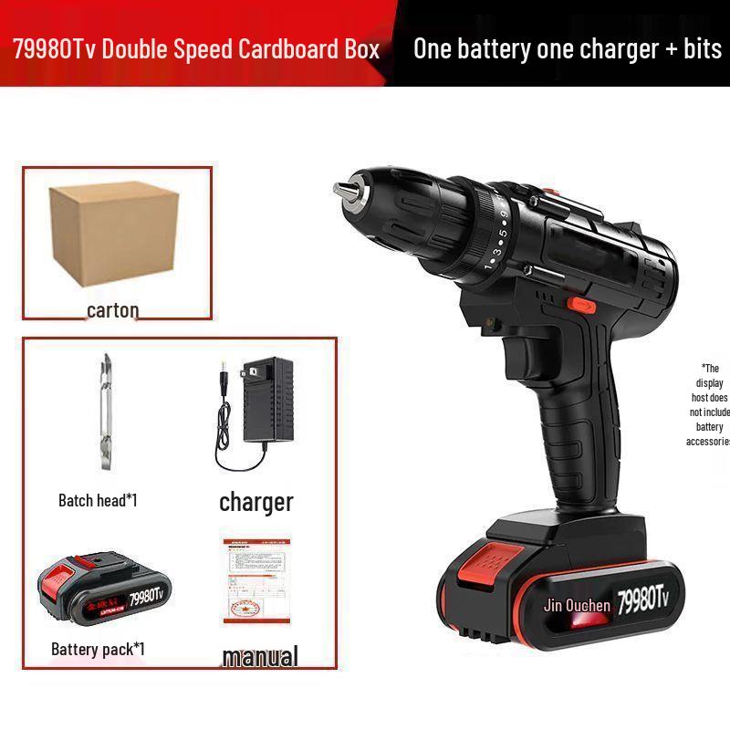 Rechargeable Multi-Functional Handheld Lithium Battery Impact Drill with Pistol Grip