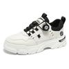 2024 Мужские кроссовки Новые дышащие рабочие туфли Модные туфли на толстой подошве Нескользящие белые повседневные туфли для скейтбординга Ботильоны