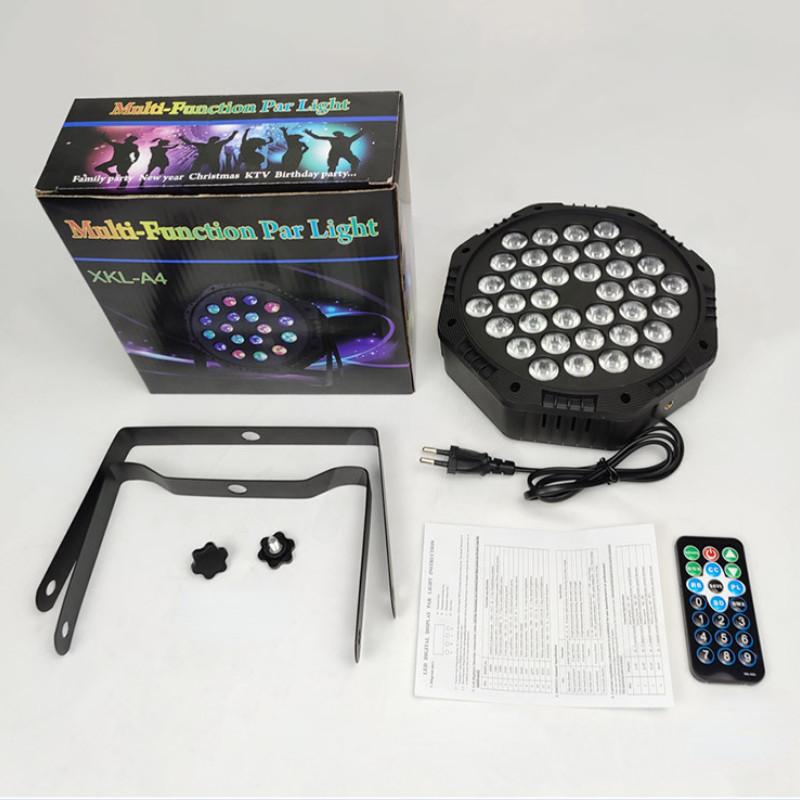 36 светодиодных портативных ламп для создания атмосферы вечеринки, свадебные сценические огни для дополнительного освещения, разноцветные огни для танцевальной комнаты, студии