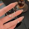 Star Shaped Tassel Women's Necklace, Lightweight and Luxurious Five Pointed Star Collarbone Chain, Fashionable, Sweet and Elegant Accessories