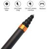 Lightweighted Carbon Fiber Extendable Selfie Stick For Action Cameras 45cm To 290cm Concealable Design