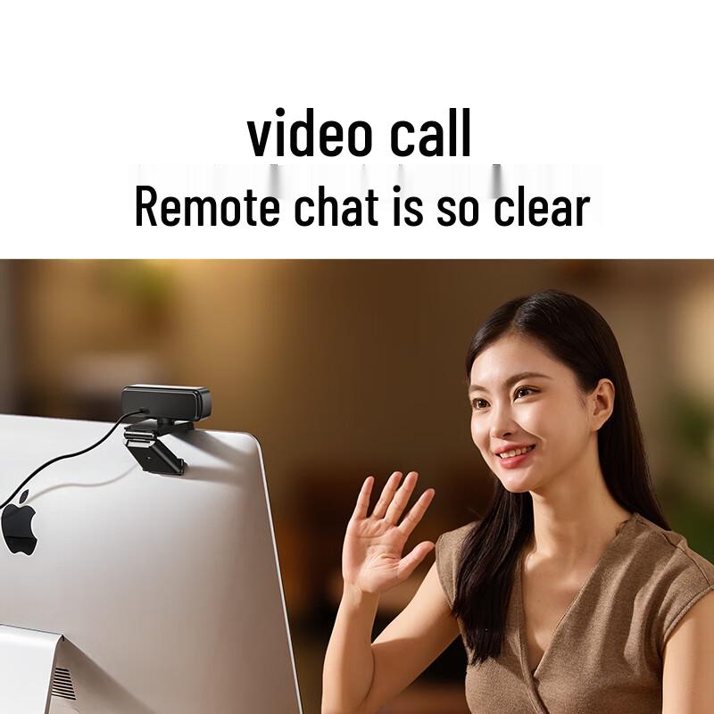 Ugreen 2K HD USB Webcam with Auto Focus and Dual Mics