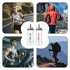 1pc Large Caliber Soft Water Bottle Collapsible Convenient Sports Water Bottle for Cycling,Hiking,Trail,Running,Fitness