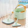 Hands-Free Spin Mop: Wet & Dry Flat Mop with Bucket - Water-Absorbent, One-Wipe Clean for Home
