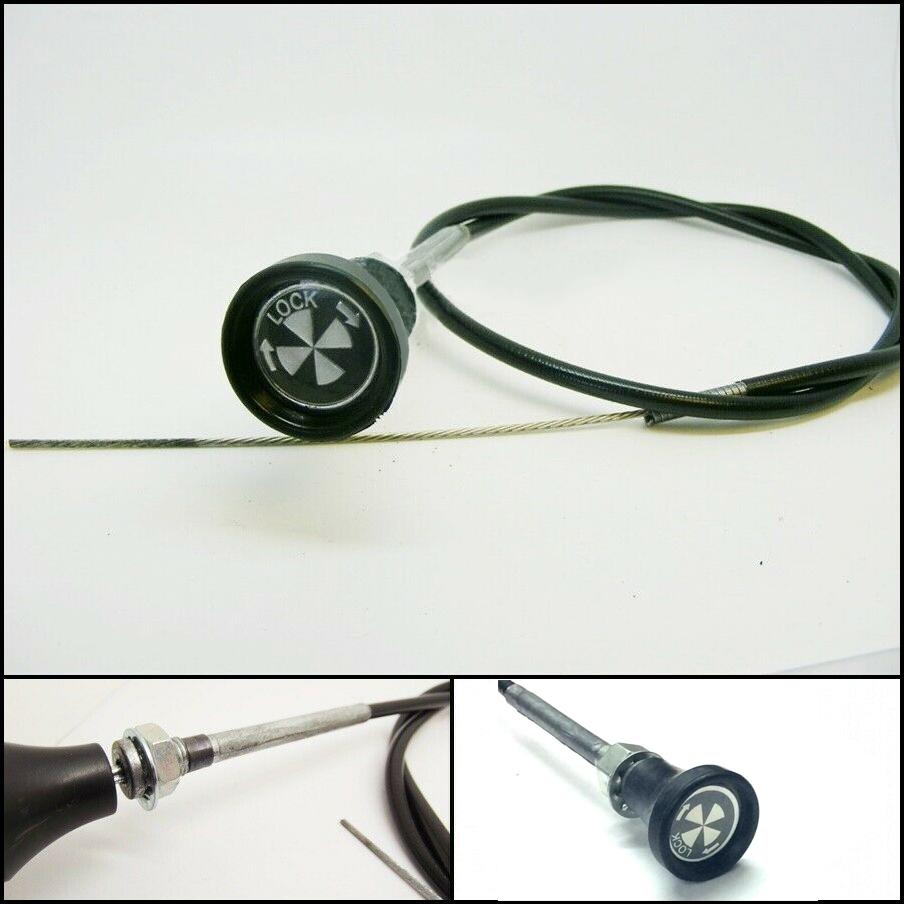 1Pcs Classic Car Universal Choke Cable Pull Twist & Lock 60" Long Mini Kit Car BMC Auto Replacement Parts Brake Lines