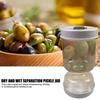 Hourglass Type Pickle Vegetable Jar Food Filter Container  For Storing Pickles