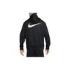 Nike Однотонная куртка с капюшоном на молнии с логотипом и принтом, мужские куртки, черные FB7116-010