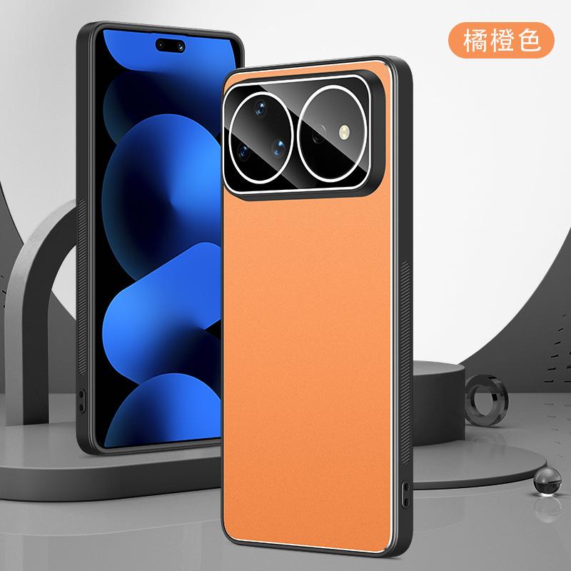 Подходит для чехла для мобильного телефона Huawei Nova16 Nova16Pro с пленкой для объектива, металлическая матовая задняя панель Nova16, защита от падения