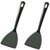Akebono Sangyo Turning Spatula, Set of 2, Made In Japan, Perfect for Yakisoba and Okonomiyaki, Double Embossed for Non-Stick Yakisoba Turning, Dual-Sw