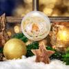 NUOLUX Plastic Christmas Ornament, Clear Ball, 15cm Hollow, Fillable Sphere, for DIY Decorations, Home, Weddings, Parties, and More