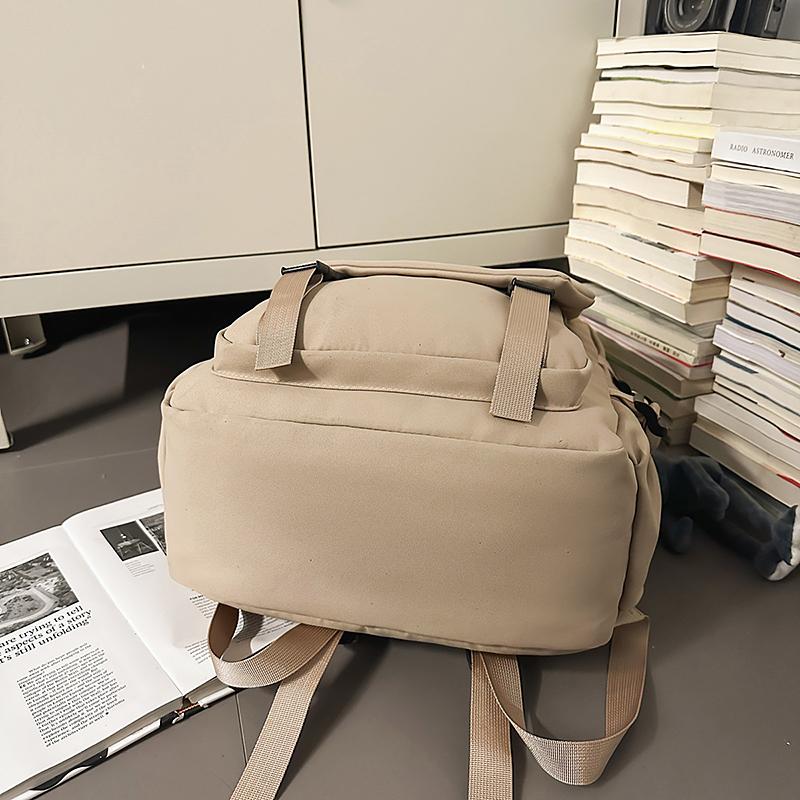 Студенческий школьный рюкзак для пары, однотонный рюкзак, легкий рюкзак большой вместимости