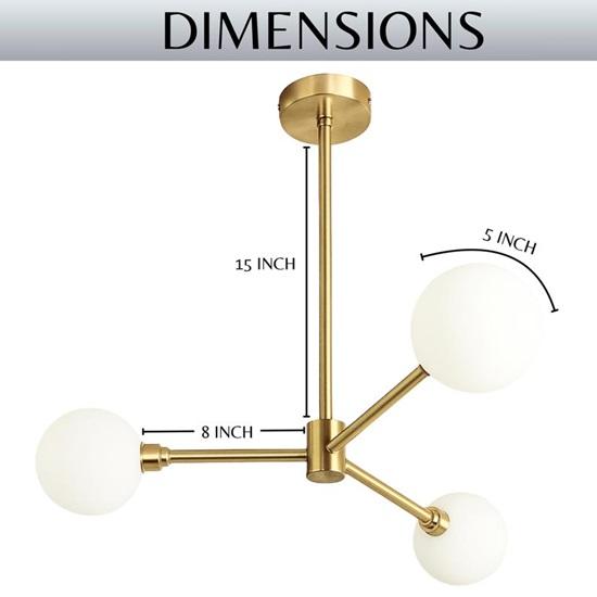 Современная латунная люстра Спутник, потолочный светильник-глобус в стиле середины века