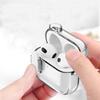 For Apple AirPods 4 Earphone Protective Case Snap Switch Ice Crystal Clear TPU+PC Cover