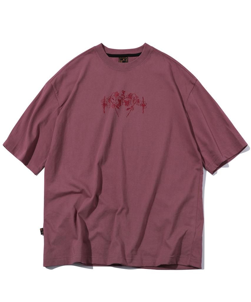 IFYOUWANT Pixel Moon Tee Darkpink
