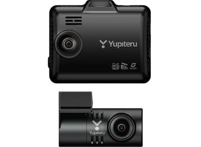 Видеорегистратор Yupiteru Drive, 2 камеры спереди и сзади, 2 миллиона пикселей, FullHD по диагонали, широкоугольный, ночной режим, требуется форматирование карты SD, GPS, G-сенсор