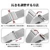 [BISONSTRAP] watch band metal watch band 316L Stainless Steel Mesh Replacement Belt Quick Release 22mm gold watch band waterproof