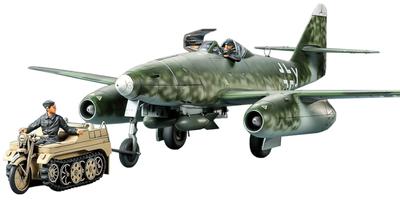 Tamiya Масштаб Ограниченный Messerschmitt Me262 Kettenkrad Буксировочный Набор Пластиковая Модель 25215 1/48 A-2a