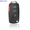 Jingyuqin 4 кнопки корпус ключа для автомобиля для VW Caddy Eos Golf Jetta Beetle Polo Up Tiguan Touran 5K0837202AD чехол крышка складной откидной