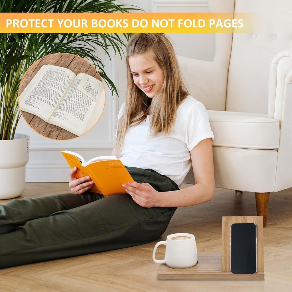 Деревянная подставка для книг Держатель для книг Подставка для фиксации страниц Портативная Прочная Легкая Полка для книг Для учебника