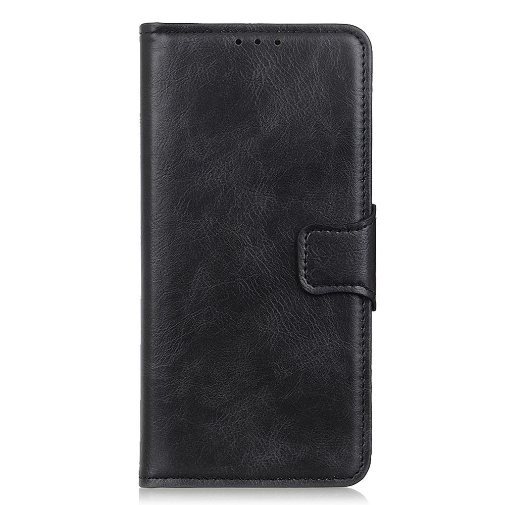 For Xiaomi Redmi Note 12 4G Crazy Horse Texture Phone Leather Case Anti-drop Stand Wallet Cover