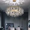 Europe Luxury Gold Living Room Chandelier Crystal K9 Chandelier Fixture for Bedroom Dining Room G9 Shine Ceiling Lights
