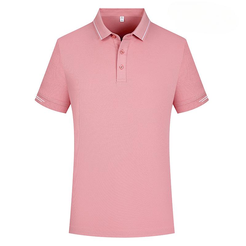 New Summer Polo Shirt Short Sleeve Men's Slim Fit and Breathable