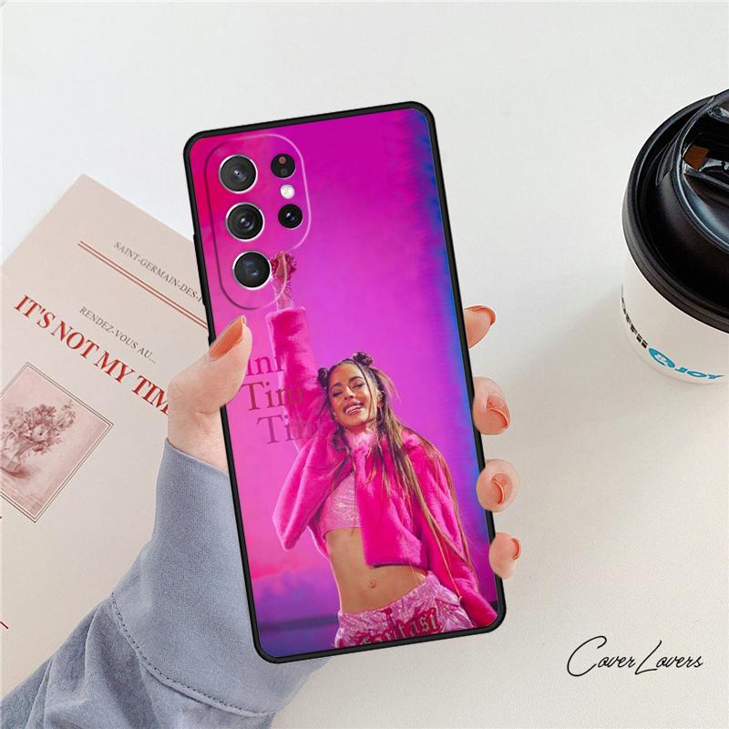 Чехол для телефона Tini Stoessel Для Samsung Galaxy S24 S25 S23 S22 Ultra Note 10 20 Plus S20 S21 FE Обложка