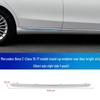 Декоративные серебристые полосы для Mercedes-Benz C-Class: Бампер C180, Дверь C200, C260 Серебристый, Стиль C300.