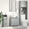 VidaXL Bathroom Cabinet Concrete Grey 60x33x61 Cm Chipboard
