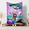 1pc Blanket Gabby's Dollhouse Print Design, Lightweight Blanket for Sofa, Bed- Soft &Warm, Gift for All Seasons like Christmas, Halloween