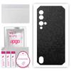 apgo Protective Skin Sticker for the Back Compatible with Blackview BV9900, Wrap Film, Foil, Vinyl - Pattern Black Honeycomb