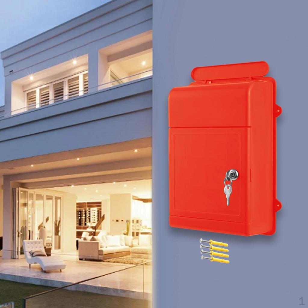 Современный настенный почтовый ящик с усовершенствованной функцией блокировки