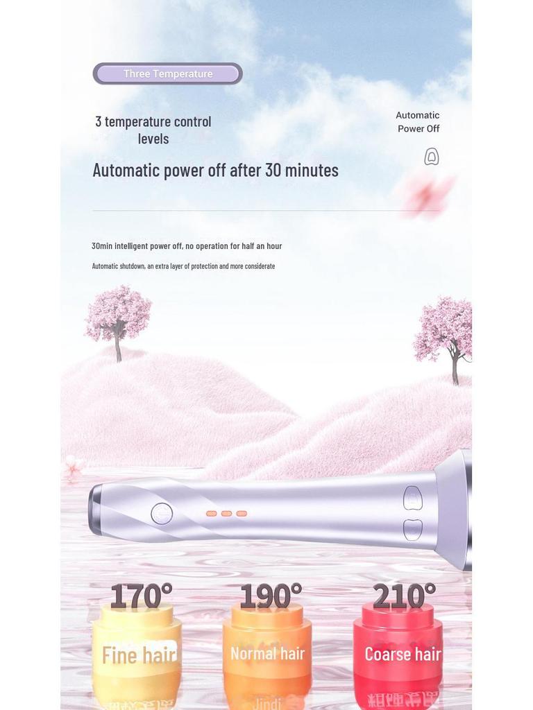 Автоматические щипцы для завивки с отрицательными ионами — крупные волны и кудри, безопасны для волос женщин.