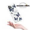 Beautiful Butterfly Phone Case Square Edge Pattern Liquid Silicone TPU Full Cover Camera Protect Cover for Huawei Honor