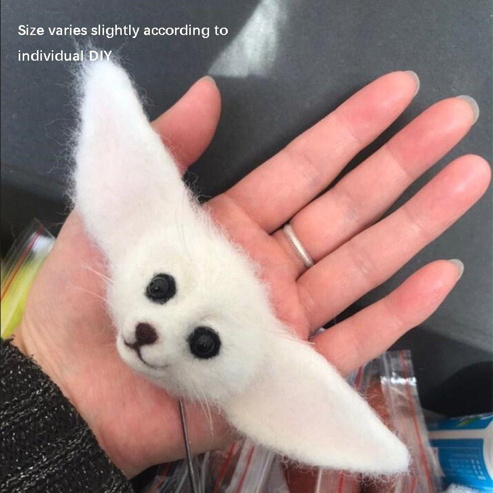 Cartoon Felt Toy Gift Handmade Material Kit Animal Wool Felting Wool Doll Brooch Needle Felting Kit