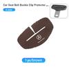 Car Seat Belt Buckle Clip Protector Anti-Scratch Cover Pads For Mercedes Benz AMG A C E S G Class W201 W210 W108 W204 W205 W203 ZACDE1