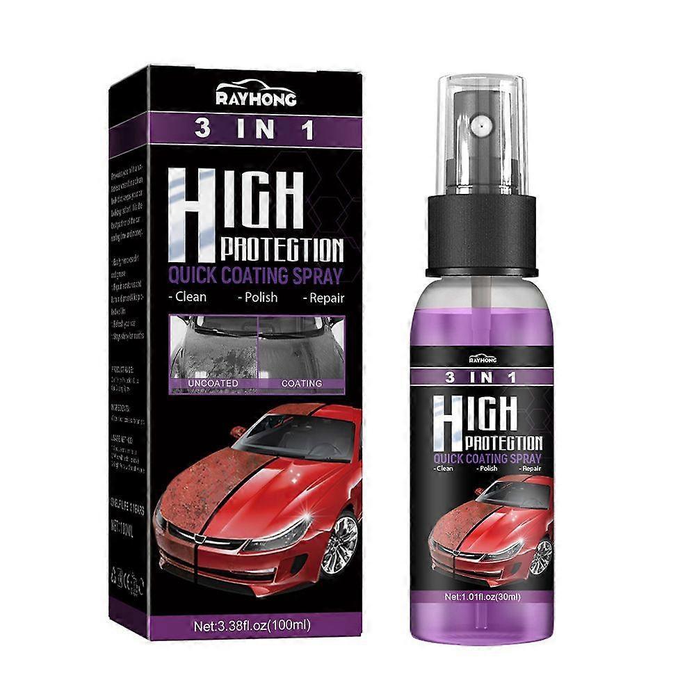 3PCS 100ml Car Ceramic Coating Spray 100ml Auto Nano Ceramic Coating Polishing Spraying Wax High Protection Car Paint Scratch Repair