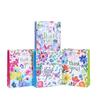 12pcs Thank you paper tote bags floral gift bags for party favors boutique checkout wedding birthday