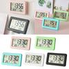 Electronic Clock Featuring Large LCD Display and Accurate Temperature Humidity Meter Sensor