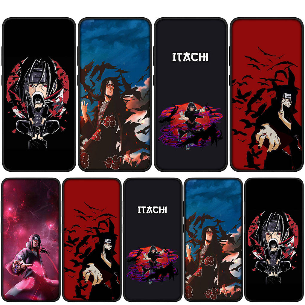 Для iPhone 16 15 Xiaomi Redmi Note 14 13 12 11 Pro Max 16e Samsung Galaxy S25 S24 S23 Moto OPPO Huawei Comics Наруто Итачи Учиха Акацуки чехол для телефона