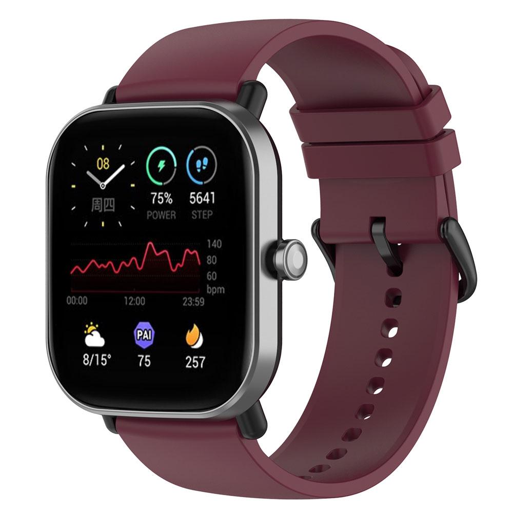 20 мм силиконовый ремешок для часов Huami Amazfit GTS 4/2 Mini GTS 3 2e ремешок для смарт-часов для Xiaomi Huami Amazfit Bip 3/Bip U Pro