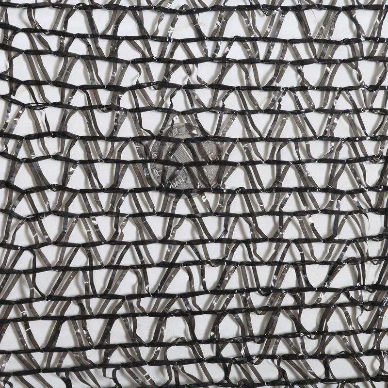 Черная затеняющая сетка для сельского хозяйства, строительства и изоляции