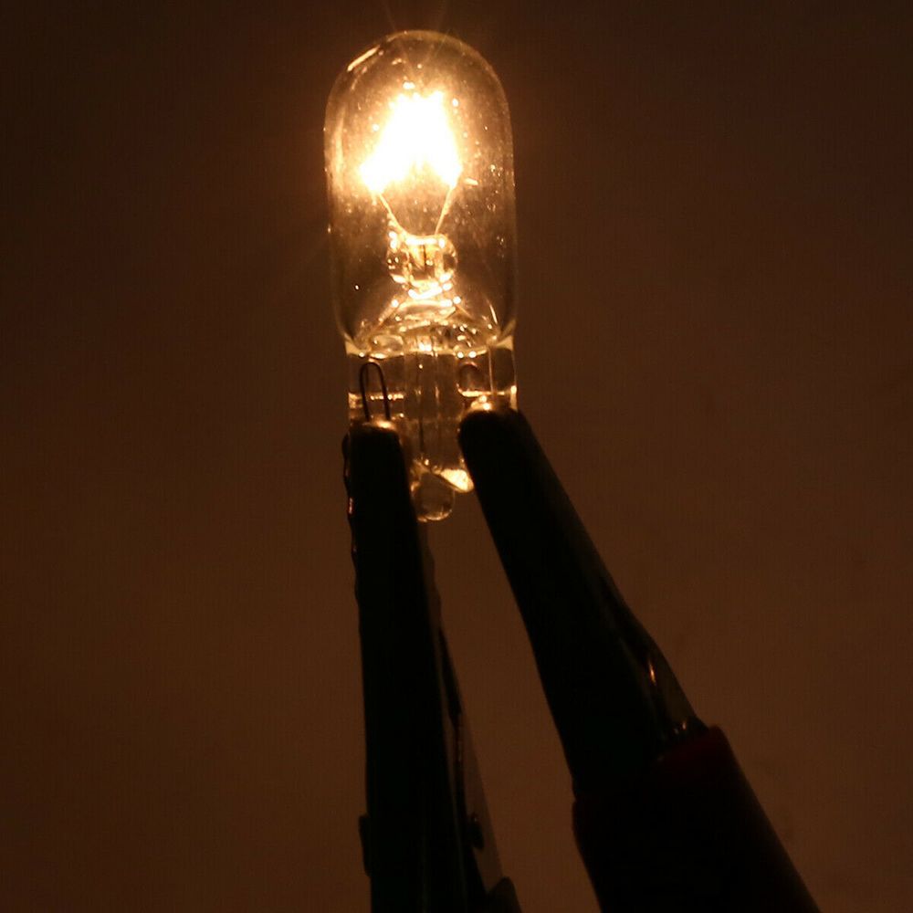 Теплый белый T10 W5W 194 168 5W Сигнальная лампа Подсветка номерного знака Габаритный огонь Галогенные лампы