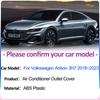Air Outlet Cover for Volkswagen VW Arteon 3H7 2018~2024 Conditioner Ventilation Under Rear Seat Vent Grille Interior Accessories