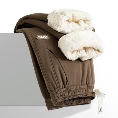 Осень и зима Новые флисовые толстые теплые брюки мужские повседневные свободные удобные брюки больших размеров 5XL