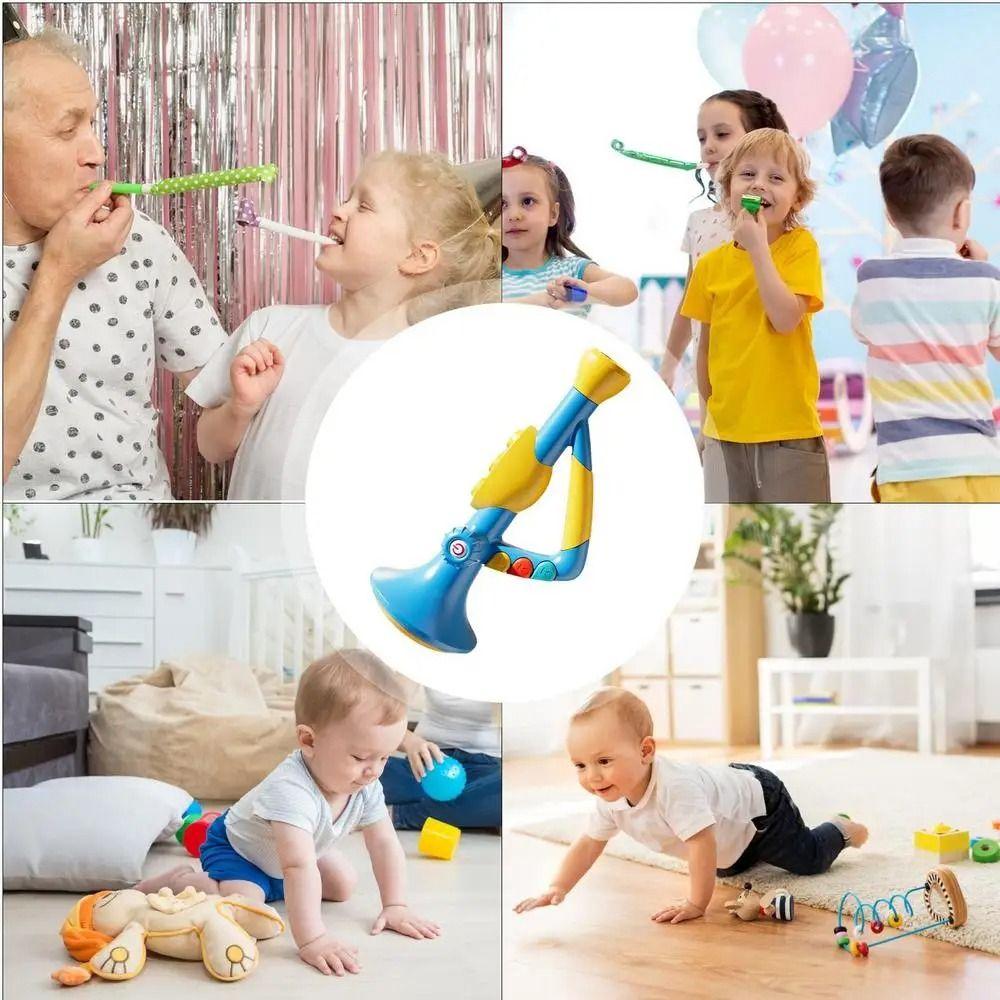 Early Educational Trumpet Musical Toys Plastic Baby Horn Toy Birthday Christmas Holiday