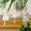 Christmas Tree Ornament Deer Angel Doll Design Hanging Ornament Party Home Wall Door Hanging Ornament