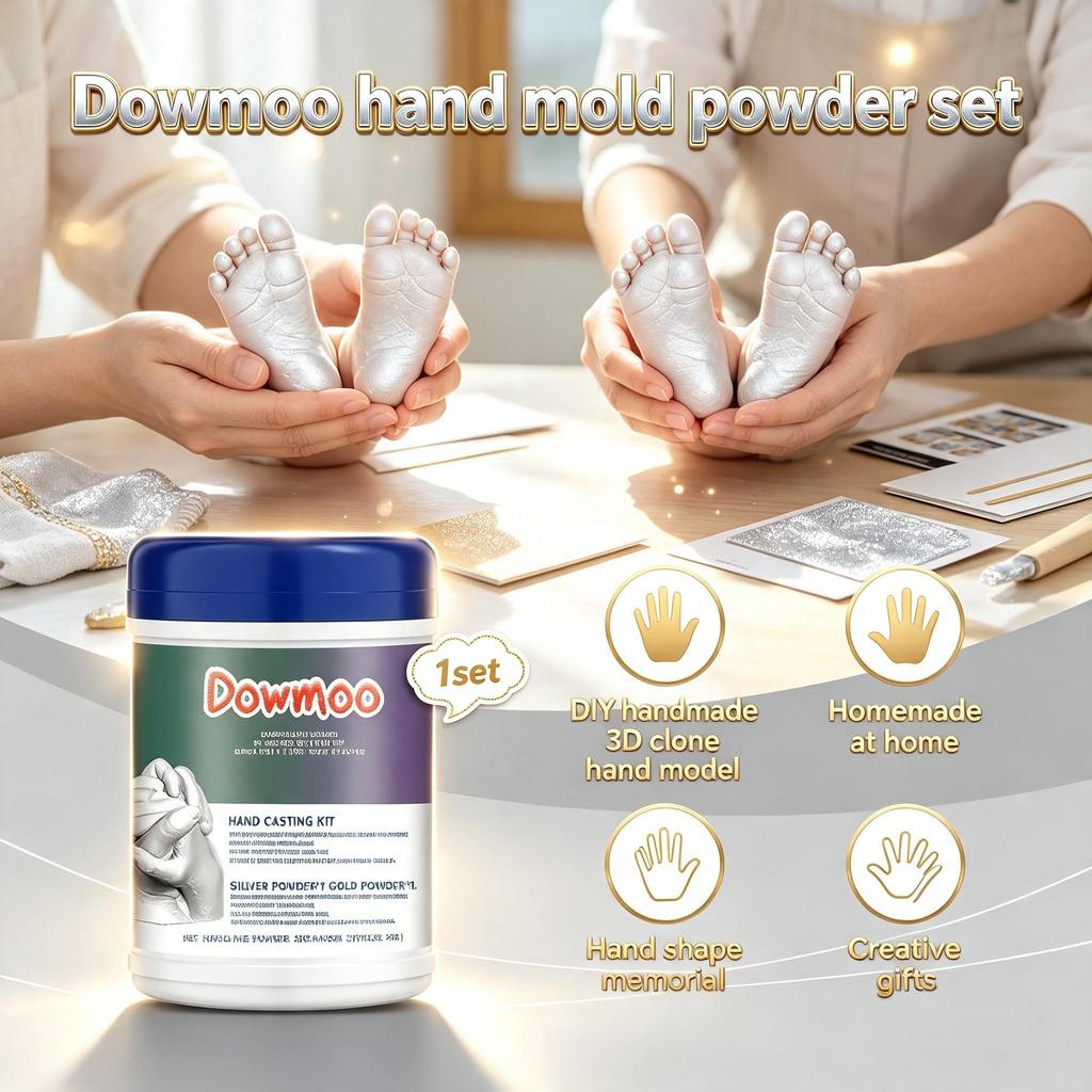 Набор порошка для ручной формы Dowmoo DIY ручная 3D-форма для слепка руки домашняя форма руки памятный творческий подарок 1 набор